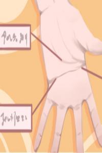 十足富贵手相 手掌厚实中指较长