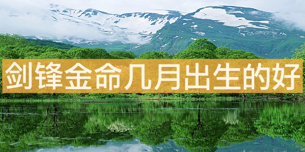 剑锋金命几月出生的好