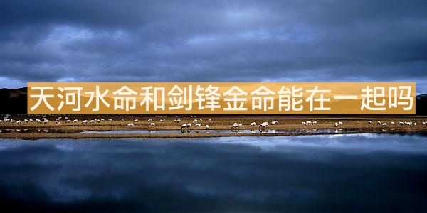 天河水命和剑锋金命能在一起吗？