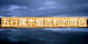 五行属木最吉利的颜色，什么颜色最旺？