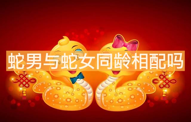 蛇男与蛇女同龄相配吗 属蛇婚配情况