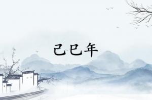 己巳年是哪一年是什么命？