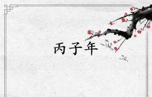 丙子年是哪一年属什么生肖