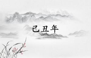 己丑年是哪一年属什么生肖
