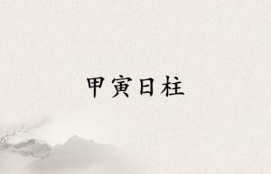 甲寅日柱三命通会精论详解