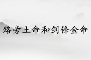 路旁土命和剑锋金命在一起好吗