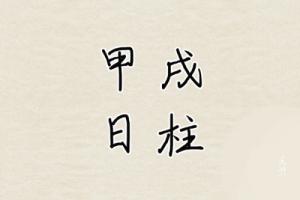 甲戌日柱婚姻动的年份