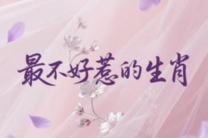 十二生肖中最不好惹的生肖是哪个生肖？