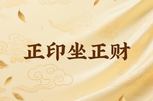 正印坐正财是什么意思