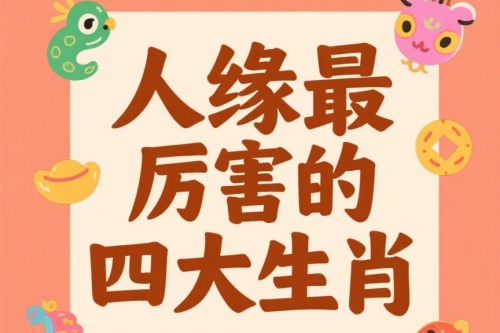 人缘最厉害的四大生肖