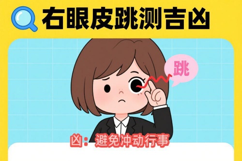 二十四小时右眼跳吉凶预兆