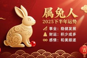 2025年属兔人下半年运势如何