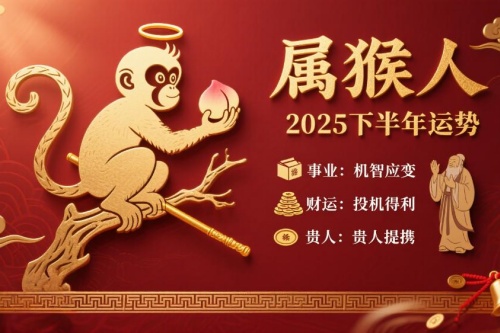 2025年属猴人下半年运势如何