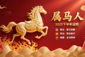 2025年属马人下半年运势如何