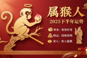 2025年属猴人下半年运势如何