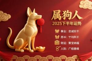 2025年属狗人下半年运势如何
