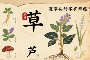 艹字头的字有哪些