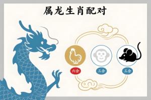 属龙的三合和六个合生肖是什么