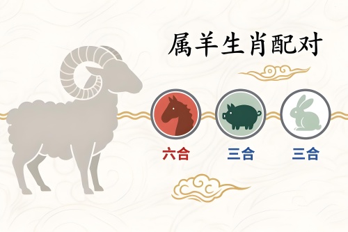 属羊的三合和六个合生肖是什么