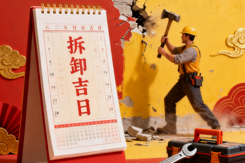 黄道吉日中的拆卸是什么意思