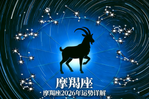 摩羯座2026年的全年运势完整版
