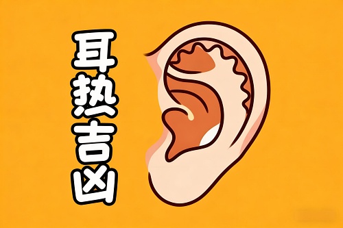 24小时耳朵发热的吉凶