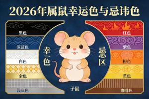 2026年属鼠的幸运色和忌讳色