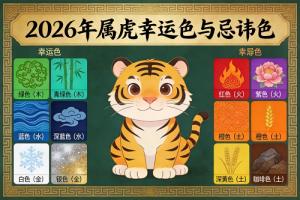 2026年属虎的幸运色和忌讳色