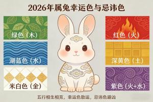 2026年属兔的幸运色和忌讳色