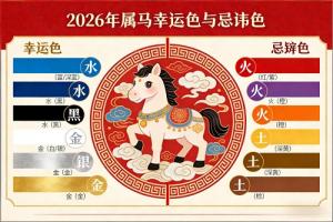2026年属马的幸运色和忌讳色