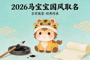 2026年出生的马宝宝取名