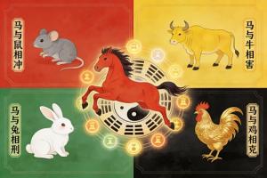 马最不合的四个属相