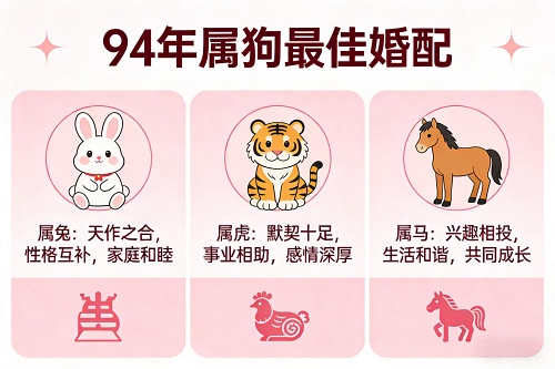 94年属狗最佳婚配
