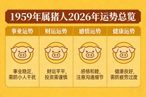 1959年属猪2026年运势及运程