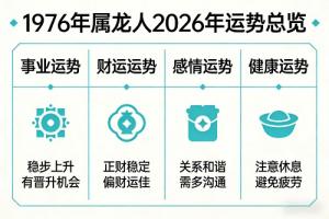 1976年属龙人2026年全年运势运程