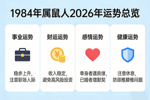 1984年属鼠人2026年运势及运程