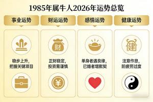 1985年属牛人2026年运势及运程