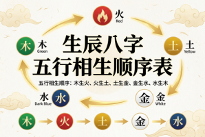 生辰八字五行缺什么对照表