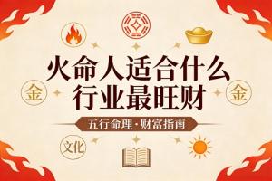 火命人适合什么行业最旺财