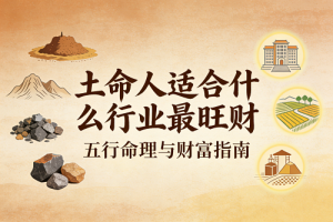 土命人适合什么行业最旺财