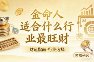 金命人适合什么行业最旺财