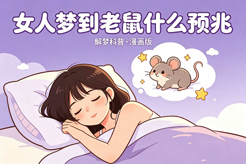 女人梦到老鼠是什么意思 周公解梦