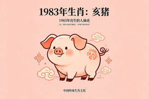 83年属什么的生肖
