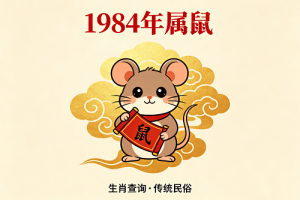 84年属什么的生肖