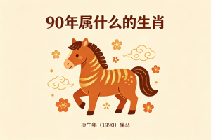 90年属什么的生肖