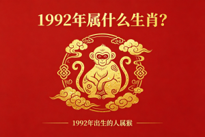 92年属什么的生肖