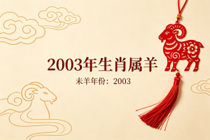 03年属什么的生肖