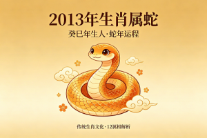 13年属什么的生肖