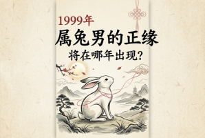99年属兔男的正缘在哪年出现