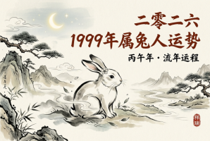 99年属兔人2026年运势运程和每月运程